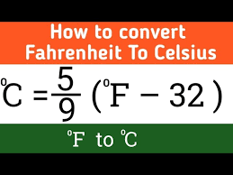 How To Convert Fahrenheit To Celsius