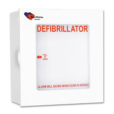 heartstation tl1 aed cabinet and alarm