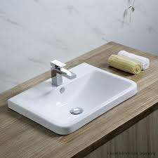 Ceramic Bathroom Sink In White Cs 028