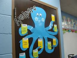 Octopus Job Chart Perfectly Cute Way To Display Classroom