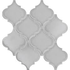 silver arabesque ceramic mosaic