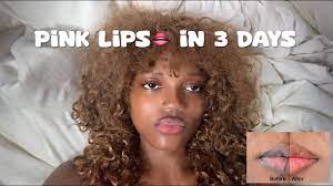 how to get pink lips in 3days diy