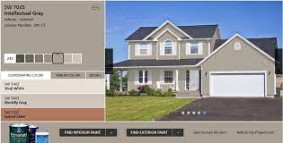 A few more similar to nantucket gray. Sw 7045 Intellectual Gray Exterior Gray Paint House Paint Exterior Exterior House Colors