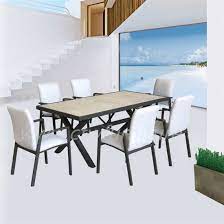 China Outdoor Aluminum Dining Table