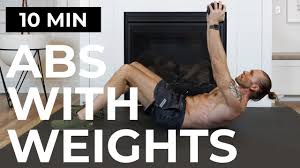 10 min abs workout with weights build