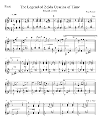 I just gave my daughter of five years old to rehearse on the grand piano. Song Of Storms Sheet Music For Piano Solo Musescore Com
