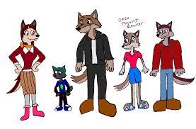 Anthro Balto family with Rowser (Colored) by dialga2018 on DeviantArt