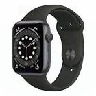 Watch Series 6 (GPS) 44mm Space Grey Aluminum Case with Black Sport Band M00H3VC/A Apple