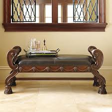 The opulent brown color flows beautifully over the decorative pilasters and ornate detailed appliques. Signature Design By Ashley North Shore Bedroom Bench Color Dark Brown Jcpenney