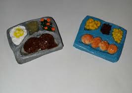 tv dinner magnet set retro kids meal