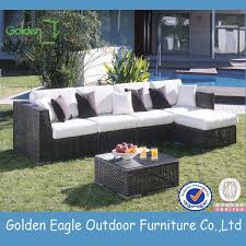 l shaped sofa outdoor synthetic rattan