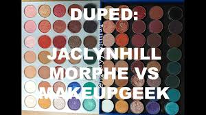 morphe vs makeupgeek mug dupes