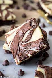 Brownie With Cheesecake Swirl gambar png