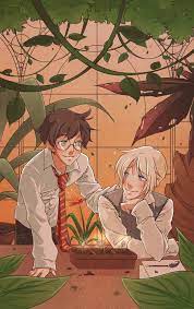 Harry watched as the writing changed to potter stinks and he couldn't help but sigh when the group started laughing collectively. Friendship Flowers Drarry Drarry Fanart Harry Potter Fanfiction