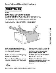 replacement parts manual fits craftsman