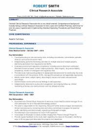 If you are writing a summary of a scientific research project, you do need to explain the methodology but not in detail. Clinical Research Associate Resume Samples Qwikresume