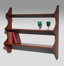 antique mahogany shelves wall shelves