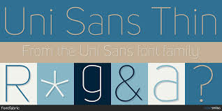 Similar Fonts To Uni Sans Fontspring