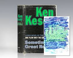 Books babbs, ken, and paul perry, on the bus: Sometimes A Great Notion Ken Kesey First Edition Signed Rare Book