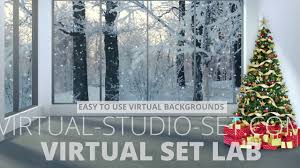 winter wonderland virtual set