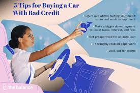 12 tips for ing a car with bad credit