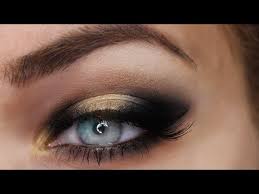 black gold smokey eye tutorial