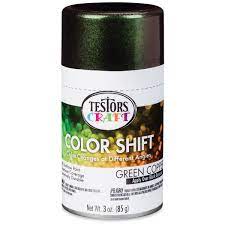 testors craft color shift spray paint
