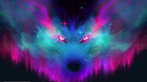 live wallpaper cosmic wolf you