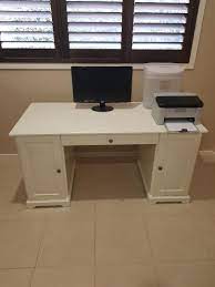 desk ikea white used ebay