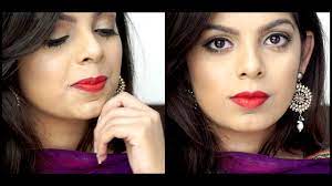 lips diwali makeup tutorial