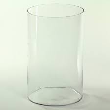 large clear glass vase com