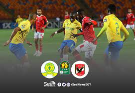On shoot yalla website we watch the match between al ahly and mamelodi sundowns in the context of africa : Al Ahly To Face Mamelodi Sundowns In Caf Champions League Last 8