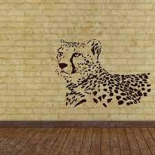 Wall Stencils Leopard Stencil Large