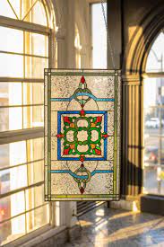 tiffany stained glass window celtic