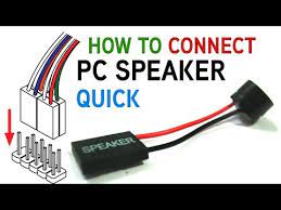 pc speaker to your motherboard