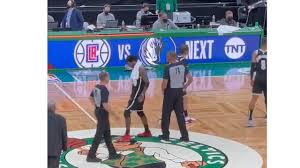 Please warn us if you consider kyrie irving logo to be incorrect, obsolete or having wrong description. Kyrie Irving Appeared To Step On The Celtics Logo At Mid Court With A Little Extra Something Youtube
