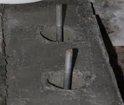 anchoring bolts in concrete sakrete