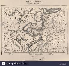Natchez Mississippi 1885 Old Antique Vintage Map Plan Chart
