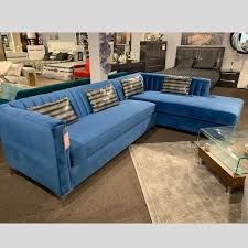 sectional sofa in blue