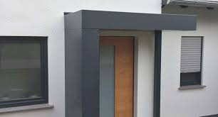 Modern Entrance Door Canopy Open