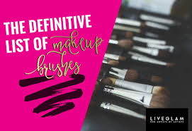 the definitive list of makeup brushes