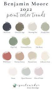 Benjamin Moore 2022 Paint Colors