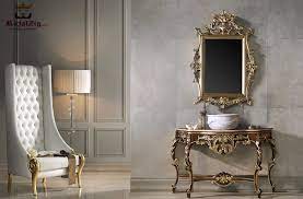 clical victorian style mirror with