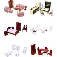 melissa doug dollhouse furniture set 4690