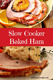 slow cooker ham recipe moist and fork