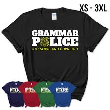 grammar police officer funny badge