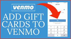 how to add gift card to venmo venmo