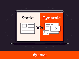 static vs dynamic content