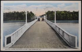 bridge across calcasieu river lake