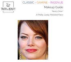 the clic gamine ingenue makeup guide